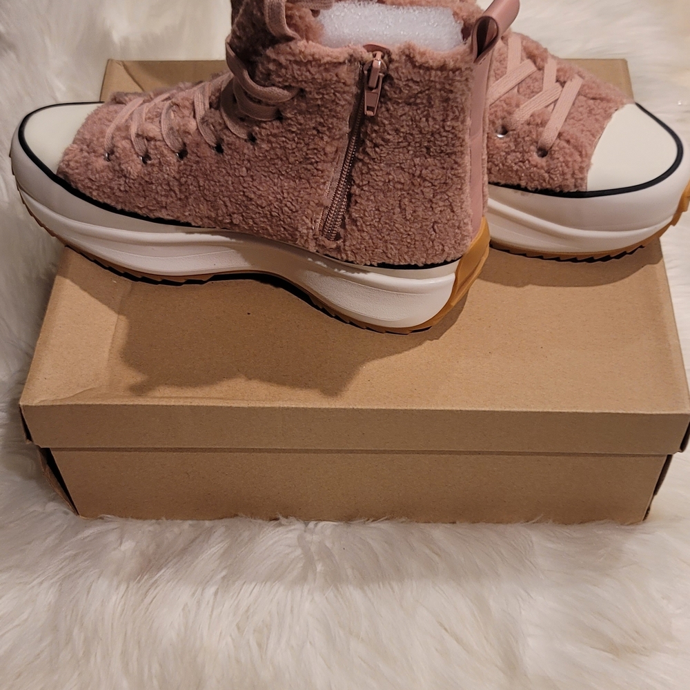 Steve Madden Pink Platform Sneakers